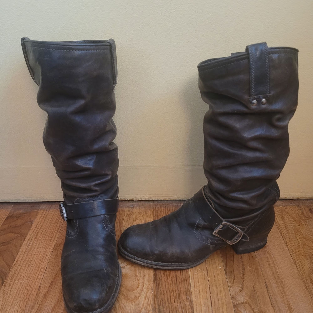 Frye Veronica Moto Boots - Picture 4 of 4